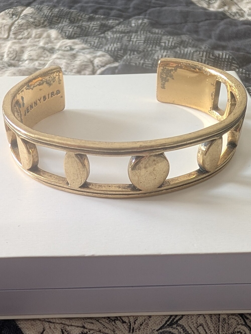 Jenny Bird Gold Moon Phases Cuff Bracelet
